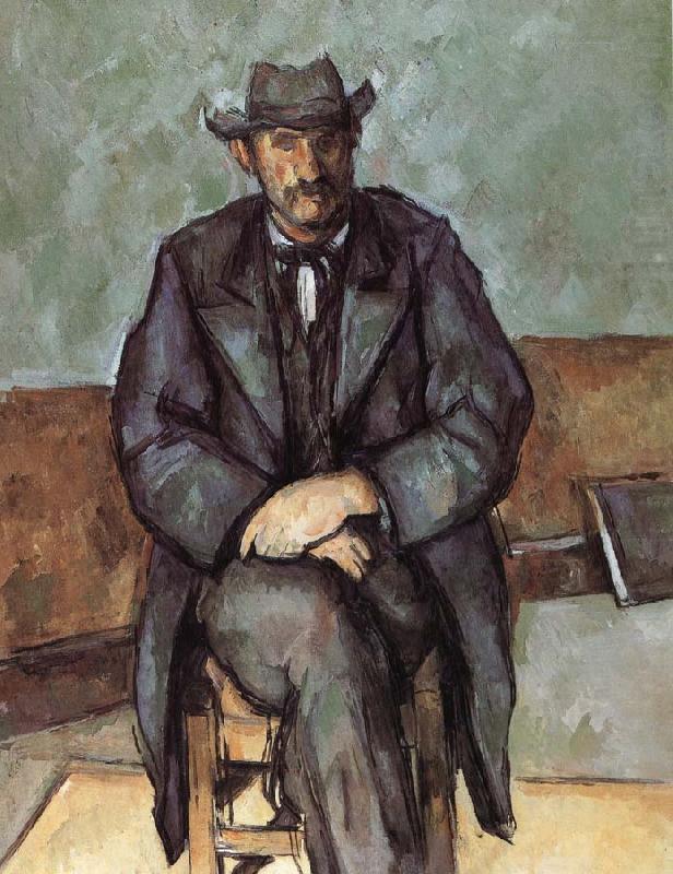 farmers sitting, Paul Cezanne